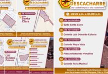 Promueven Jornada de Descacharre del 10 al 14 de noviembre