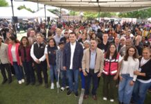 TOMA PROTESTA JAVIER LAMARQUE A COMITÉS DE PAZ EN COLONIAS DEL SUR DE CAJEME