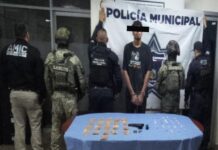 OPERATIVO MIXTO DETIENE A PERSONA CON ARMA Y DOSIS DE DROGA EN URBI VILLA DEL REY