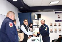 Otorga Municipio reconocimientos a cuerpos de seguridad
