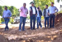 SUPERVISA JAVIER LAMARQUE AVANCE EN REHABILITACIÓN DE INFRAESTRUCTURA HIDRÁULICA, SANITARIA Y PAVIMENTACIÓN