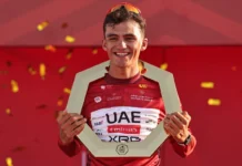 Isaac del Toro, campeón del Tour de UAE