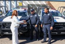 Entrega Gobierno Municipal 10 patrullas nuevas para fortalecer la seguridad en Guaymas