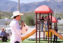 Granados estrena parque público entregado por la Secretaría de Bienestar