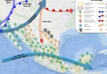 Durante la tarde noche de hoy, el frente frío núm. 39 ingresará al estado de Sonora