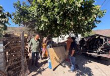 DIF Guaymas y Desarrollo Social brindan apoyo a familia afectada por incendio en la colonia Fátima