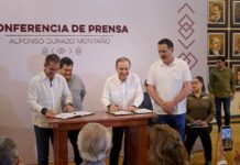Regresan Los Mayos a casa; Gobernador Durazo anuncia 150 millones para remodelar estadio de Navojoa