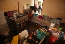 Daños en nueve inmuebles por torrente en la Álvaro Obregón