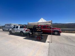 Atienden autoridades accidente de pipa con amoníaco en la carretera Guaymas- Hermosillo