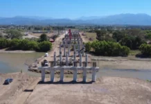 Obra del Puente Amado Nervo alcanza 69% de avance entre Nayarit y Jalisco