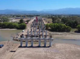 Obra del Puente Amado Nervo alcanza 69% de avance entre Nayarit y Jalisco