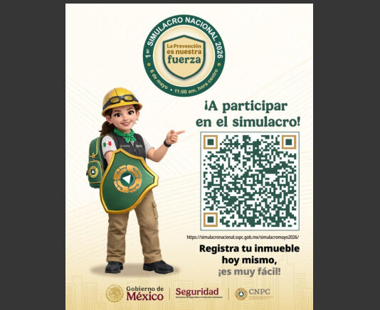 Invitan a participar en el Simulacro Nacional del 6 de mayo
