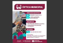Informa Ayuntamiento de Guaymas sobre servicios gratuitos en la Óptica Municipal