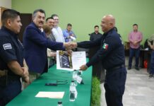 ENTREGAN ASCENSOS A 28 ELEMENTOS DE LA SSPM EN CEREMONIA DE PROMOCIONES 2026