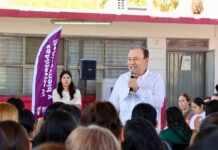 Arranca Gobernador Durazo entrega de becas Rita Cetina para alumnas y alumnos de primarias públicas