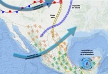 Se esperan rachas de viento fuertes, hasta de 65km/h