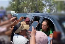 Tras bloqueo en Atenco, Sheinbaum se compromete a resolver demanda de agua de manifestantes