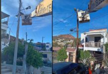 Mantiene Ayuntamiento de Guaymas trabajos permanentes de reparación de luminarias en distintos sectores del municipio