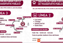 Facilita Gobierno de Sonora transporte gratuito nocturno en Hermosillo del 21 al 24 de mayo