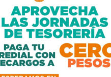 Invita Tesorería Municipal a aprovechar las jornadas para pagar predial con recargos a cero pesos