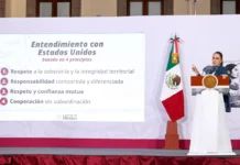 Destaca Sheinbaum que EU reconozca que debe atender su consumo de drogas y tráfico de armas a México