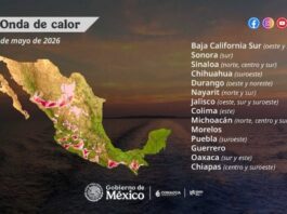 Continuarán hoy temperaturas de entre 40 a 45 grados centígrados