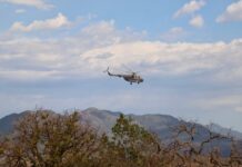 Gobierno de Sonora en trabajo coordinado con instituciones de los tres niveles de gobierno logra control total del incendio forestal “La Casita” en Arivechi