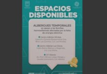 Mantiene abiertos Gobierno de Hermosillo albergues temporales a familias afectadas por falta de energía eléctrica