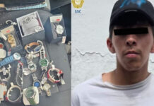 Robo de relojes en Coyoacán termina con persecución y tres detenidos
