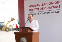 Gobernador Durazo refuerza alianza estratégica con Unión Europea; embajadores visitan Puerto de Guaymas
