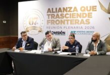 Refuerza Gobernador Durazo cooperación binacional con Plenaria de la Comisión Sonora-Estados Unidos
