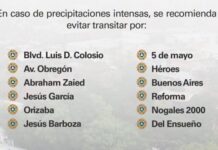 Emiten aviso especial por riesgo elevado de inundaciones