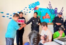 Policía Estatal promueve valores y la prevención de la violencia en campamentos de verano
