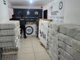 Mesa Estatal de Seguridad reconoce trabajo de la SSPC y la FGR por aseguramiento de más de tres toneladas de metanfetamina en Sonora
