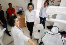 ISSSTE de Puebla garantiza abasto de medicinas; Martí Batres supervisa unidades