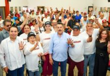 “Vamos ganando; eso dice la gente por todo el estado y también las encuestas”: Javier Lamarque