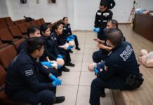 Paramédicos de la Policía Estatal reciben certificación en entrenamiento BLS Soporte Vital Básico*
