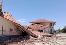Colapsa la antigua estación del Ferrocarril en Magdalena construido en el año 1881
