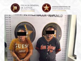 FGJES ejecuta orden de aprehensión e imputará a dos probables responsables del homicidio de un custodio penitenciario en Hermosillo