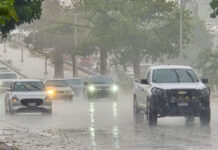 Fuerte tormenta de arena sorprende a los habitantes de Hermosillo, Sonora