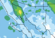 Se mantiene pronóstico de lluvias y vientos fuertes en la entidad