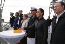Gobernador Durazo consolida arrecife artificial único en Latinoamérica con nuevo hundimiento del ex buque Monasterio