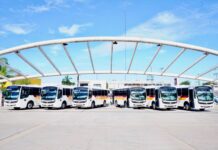 Gobernador Durazo cumple con entrega de nuevas unidades de transporte urbano para Ciudad Obregón