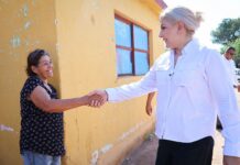 LLEVA CLAUDIA SANTACRUZ APOYOS DIRECTAMENTE A FAMILIAS DE LA COMUNIDAD RURAL AFECTADAS POR LLUVIAS Y VIENTOS