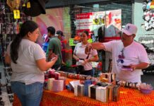 Comparte SSPC información preventiva a locatarios del Mercado Municipal de Hermosillo