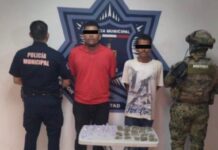 TRES DETENIDOS EN OPERATIVOS CONTRA NARCÓTICOS EN CAJEME