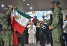 PRESIDE CLAUDIA SANTACRUZ CONMEMORACIÓN CÍVICA POR EL 216 ANIVERSARIO DE LA INDEPENDENCIA