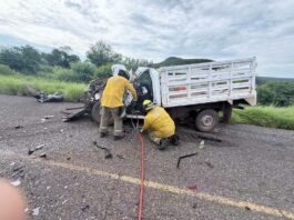 Pierde la vida el conductor de pick up en accidente tramo Hornos- Tesopaco