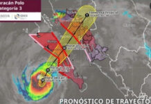 Huracán ‘Polo’ pegará en BCS entre las 4 y 6 pm de hoy; autoridades llaman a resguardarse