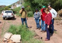 Supervisa presidenta municipal, doctora Karla Córdova González limpieza de arroyos y trabajos en dren pluvial